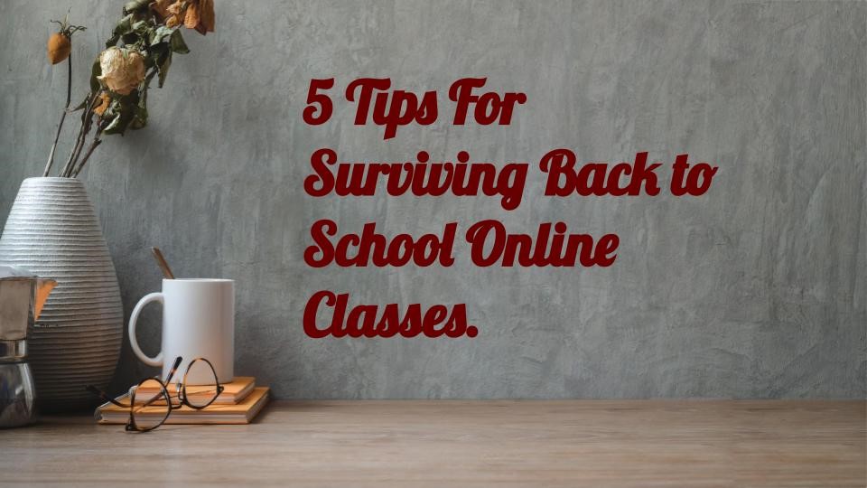 5 Tips For Back to School Online Lessons.