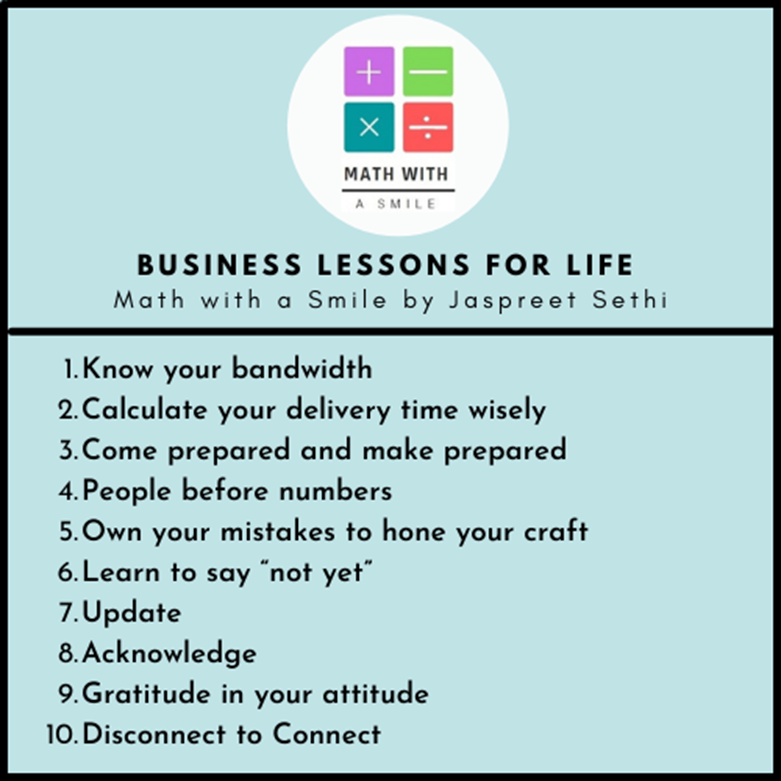 business lessons for life
